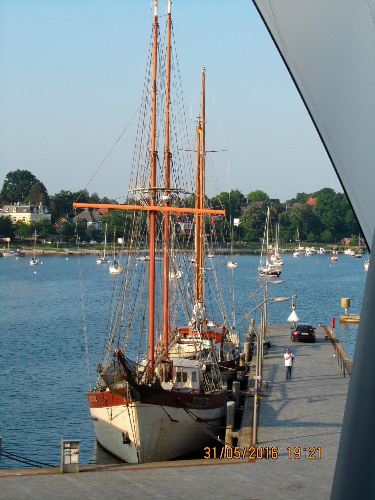 Apartment 12 - "Silbermoewe I" - Blickrichtung Yacht- Und Binnenhafenoffenes Meer Eckernförde Dış mekan fotoğraf